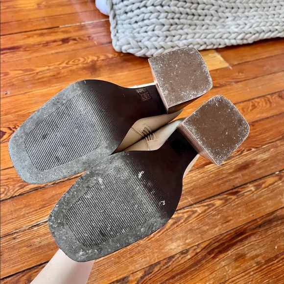 FENERS Le Retro Cream Leather Boots 37 - Picture 6 of 6